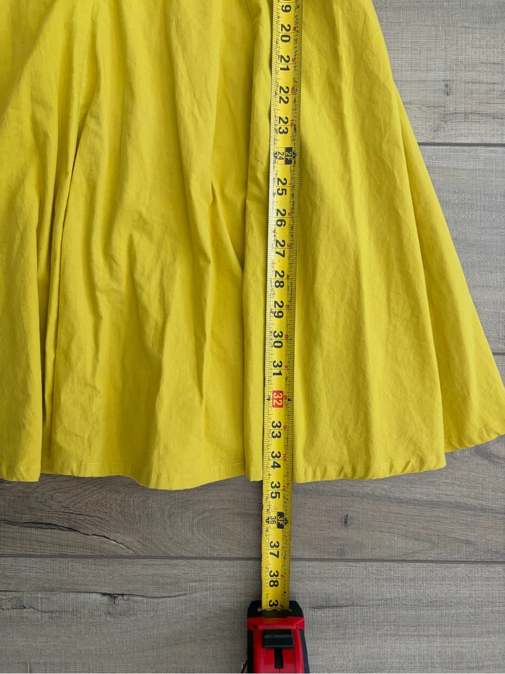 Cleobella Lennon Tie Strap Sleeveless Corset Cotton Mini Dress Golden Yellow S - Picture 10 of 10